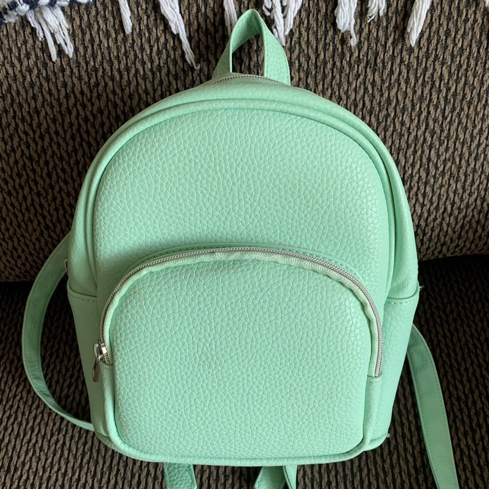 Mint mini backpack